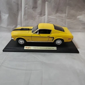 Maisto 1968 Ford Mustang GT Cobra Jet Die Cast Model Car  - Picture 1 of 16