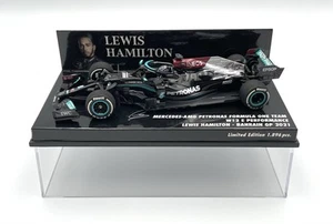 Minichamps Mercedes-AMG F1 W12 Bahrain GP Win 2021 Lewis Hamilton 410210144 1/43 - Picture 1 of 7