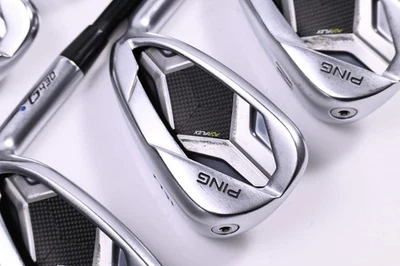 Ping G430 Irons / 6-PW / Blue Dot / Regular Flex Ping ALTA CB Black AWT Shafts - Image 1 of 4