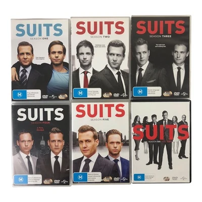 Suits Season 1 - 5 + 6 Part 2 DVD Region 4 (Missing Season 4, Disk 4) Free Post - Image 1 of 4