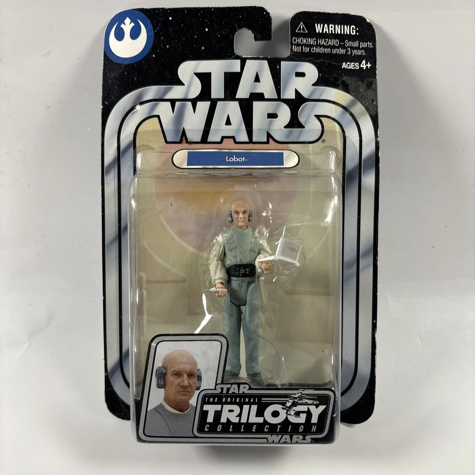 Figura de acción 2004 Star Wars The Original Trilogy Collection Lobot #20 ~ sellada Foto 1 de 4
