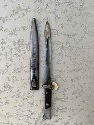 原版二战波兰 M1930 Bayonet PERKUN 带鞘 — 第 1/4 张图片