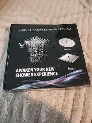 Combo de cabezal de ducha de 10 pulgadas, cabezal de ducha de lluvia de alta presión con 4 ajustes Foto 1 de 2