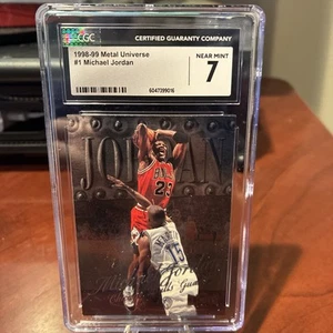 1998-99 Metal Universe - Michael Jordan #1 CGC 7 - Picture 1 of 2