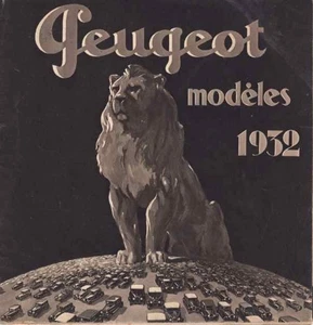 Catalogue brochure Peugeot gamme 1932 France - Picture 1 of 2