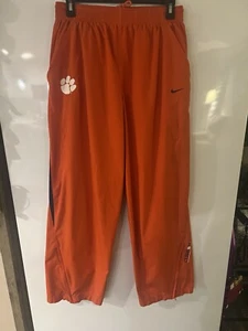 Clemson Nike DryFit Pants. Orange. Medium. Zippered Legs. Excellent Condition.  - Picture 1 of 9