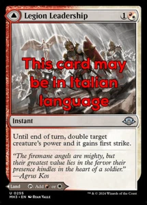 MTG 4x LEGION LEADERSHIP EXC - COMANDO DELLA LEGIONE 255 - MH3 - MAGIC - Picture 1 of 1
