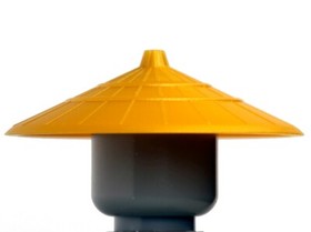 NEW LEGO - Headgear - Ninjago - Conical Asian Hat Pearl Gold x1- 70728 Sensei Wu