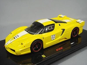 Mattel MT5612N 1/43 Ferrari FXX Amarillo/Blanco Raya Model Coche Elite Edición - Imagen 1 de 6