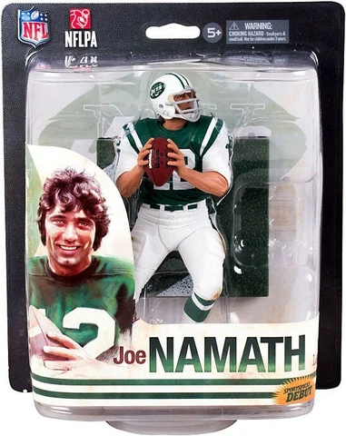 Joe Namath New York Jets McFarlane Figure NIB NFL Legends Sports Picks Debut SPD Cover