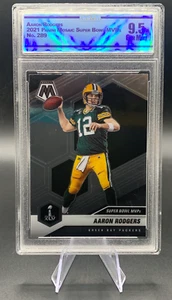 2021 Aaron Rodgers #289 Panini Mosaic Super Bowl MVP's CC&G 9.5 Gem Mint Packers - Picture 1 of 2
