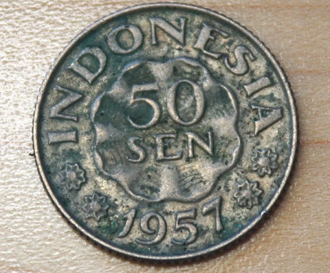 1957 Indonesia 50 Sen Cover