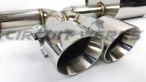 Sistema de escape Boxster 986 Porsche Catback V2 Base S 97-04 con tubos C puntas de 3,5" - Imagen 1 de 11