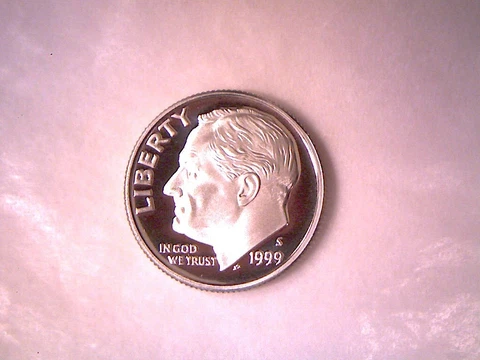 1999 S 10C Proof Roosevelt Dime - **FREE SHIPPING** IN STOCK!!!!!!!!!! Cover