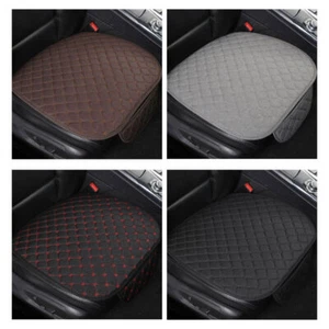 Flax Car Seat Cover Front Linen Fabric Cushion Breathable Protector Mat Pad Auto - Foto 1 di 10
