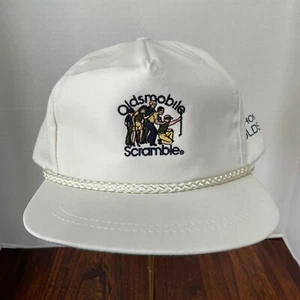 Vintage LaMode Oldsmobile Scramble Lederriemen Strapback Hut/Kappe. USA - Bild 1 von 6