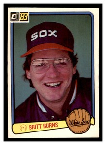 1983 Donruss #193 BRITT BURNS Chicago White Sox ~G3L