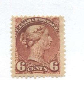 Canada QV 1888 6 cents mint o.g. hinged - Picture 1 of 1