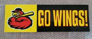 Rochester Red Wings - Rochester Redwings bumper Stickers - GO WINGS! - Picture 1 of 3