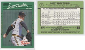 1990 Donruss The Rookies Box Set Scott Ruskin #27 Rookie RC
