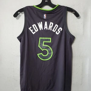 Anthony Edwards Minnesota Timberwolves Jersey Grey Fanatics Youth's Medium NWOT - Picture 1 of 10