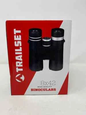 Trailset 8x42 High Quality Binoculars Water Resistant with Carrying Case  - Image 1 of 3