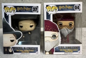 Funko Pop! Movies Harry Potter Lot of 2 McGonagall #37 & Dumbledore #04 - Picture 1 of 6