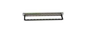 Black Box JPM814A 1U RackMount CAT6 24-Port Feed-Through Patch Panel - Picture 1 of 1