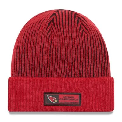Men's Arizona Cardinals New Era Cardinal Sideline Official Tech Knit Hat NW Tags - Image 1 of 2