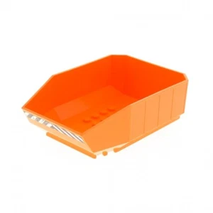 1x Lego Tipper Base 12x8x3 Orange Sticker Warning Stripes Set 8961 30300pb01 - Picture 1 of 1