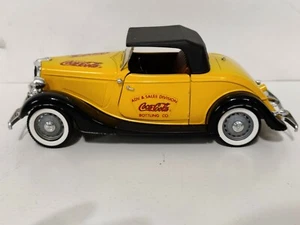 Solido 1934 Ford V8 119 CocaCola Diecast Made In France 1:19 Scale - Picture 1 of 8