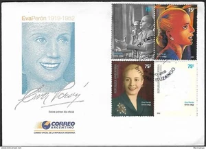 SKV)  2002. Argentina. Eva Peron. FDC Xf. - Picture 1 of 1