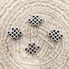Collier espaceur collier nœud perle en argent sterling 9,8 mm à faire soi-même