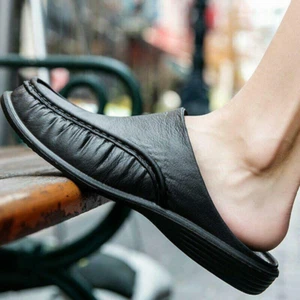 Hombres Mocasines Sin Cordones Informales Zapatos para Caminar Diseñador Hombres Media Zapatillas Cómodas - Imagen 1 de 13