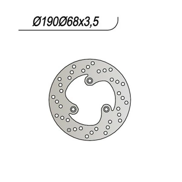 Brake Disc NG 202 190/89/68/3,5 3/8,5 Aprilia 50 Area 51 1998-2000 - Image 1 of 1