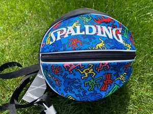 NWT 🏳️🌈 The Fun World of KEITH HARING 🏳️🌈 for 🏀 SPALDING 🏀 Ball Bag NWT - Picture 1 of 6