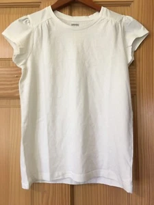 NWT Gymboree White Basic Tee Shirt Top Girls Soft 7/8,14 - Picture 1 of 1