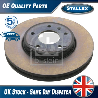 Disques de frein avant Stallex compatible avec Vauxhall Antara 2006 - Chevrolet Captiva 2006 - Photo 1/2