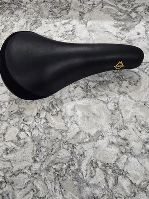 Asiento de sillín Gary Fisher años 90 Velo Mtb cuero negro ajuste: Klein Trek RS1 GT Foto 1 de 4