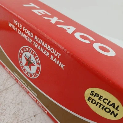 Ertl Rc2 1918 Ford Runabout Tanker Trailer Bank Die Cast Metal Replica 1:25 New - Image 1 of 4