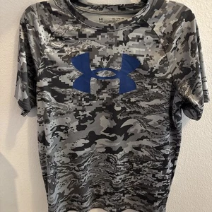 Boys under armour Gray Shirt YXL - Picture 1 of 4