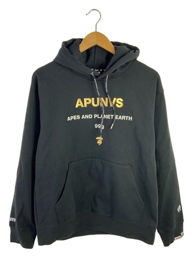 A BATHING APE (BAPE) Felpa con cappuccio A BATHING APE nera S usata