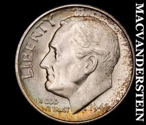 1949-S Roosevelt Groschen - Auswahl Edelstein Stempelglanz Farbe #D3593 - Bild 1 von 2