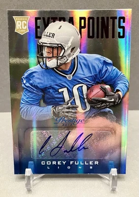 2013 COREY FULLER Prestige Extra Points Foil RC Autograph Card# 221 - Image 1 of 2
