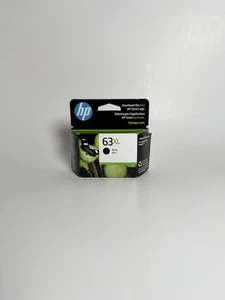 Cartouche d'encre noire authentique HP 63XL haut rendement scellée OEM - Neuve dans sa boîte - Photo 1/1