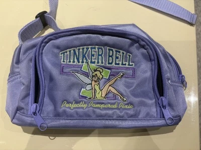 Tinker Bell Fanny Hip Pack Púrpura Mimado Pixie Marca Walt Disney World  Foto 1 de 4