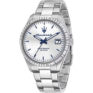 Orologio Maserati Competizione uomo R8853100045 Acciaio 43 mm Silver Blu NUovo - Foto 1 di 4