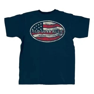 Nueva CAMISETA VIEJA REGLA Nacida en USA Foto 1 de 2