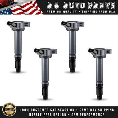Juego de 4 bobinas de encendido paquete para Scion tC 2011-2016 2,5 L l4 reemplazar UF487 Foto 1 de 4