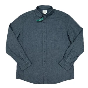 Camisa LL Bean Para Hombres Grande Malvada Buena Franela Pata de Gallo Ligeramente Ajustada NUEVA CON ETIQUETAS NUEVA - Imagen 1 de 6